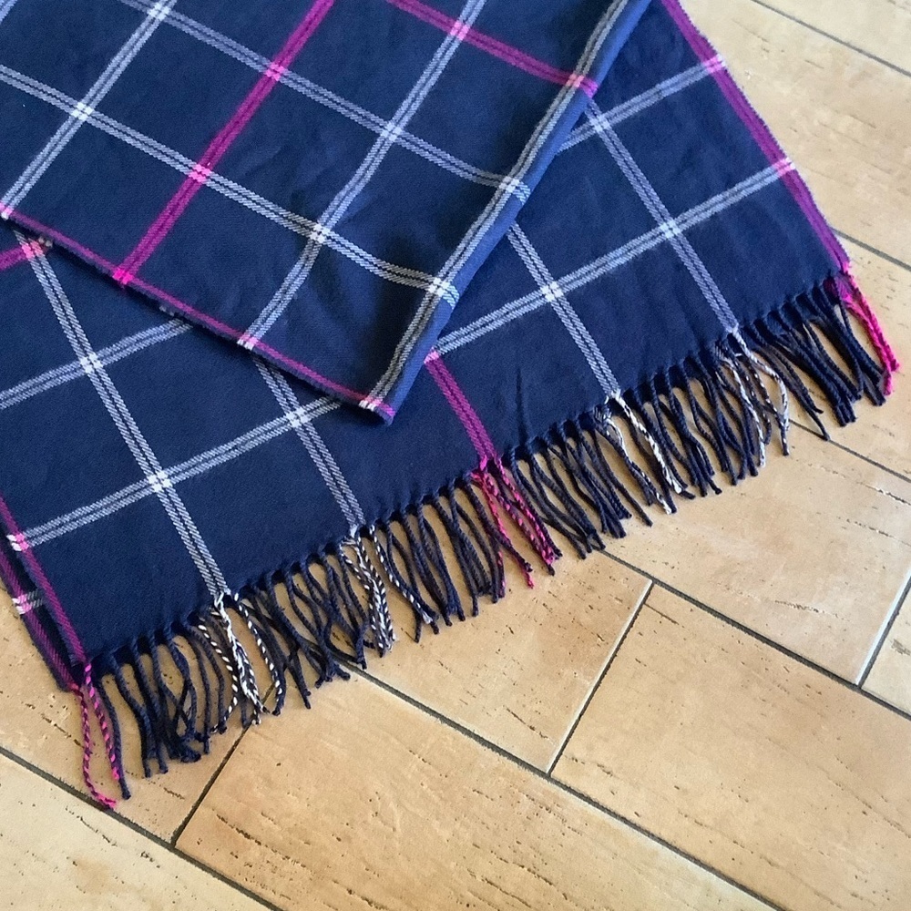 J. Crew Plaid Blanket Scarf - Picture 3 of 4